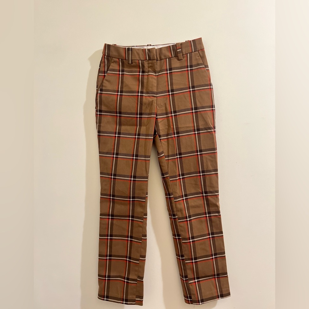 H&M Brown Plaid Women's Chinos